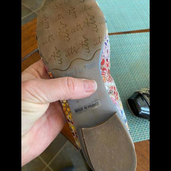 TOUR EN VILLE women’s stylish flat shoe size 38 (size 7.5-8). Like New - Picture 3 of 4